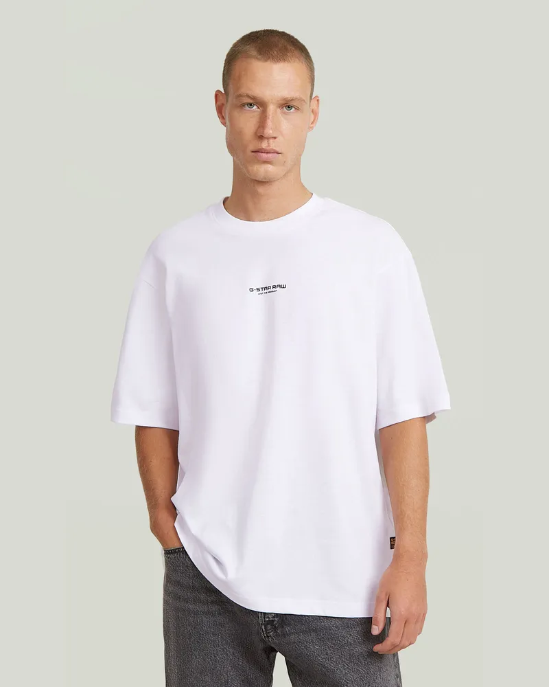 G-STAR RAW Center Chest Boxy T-Shirt - Weiß - Herren Weiß
