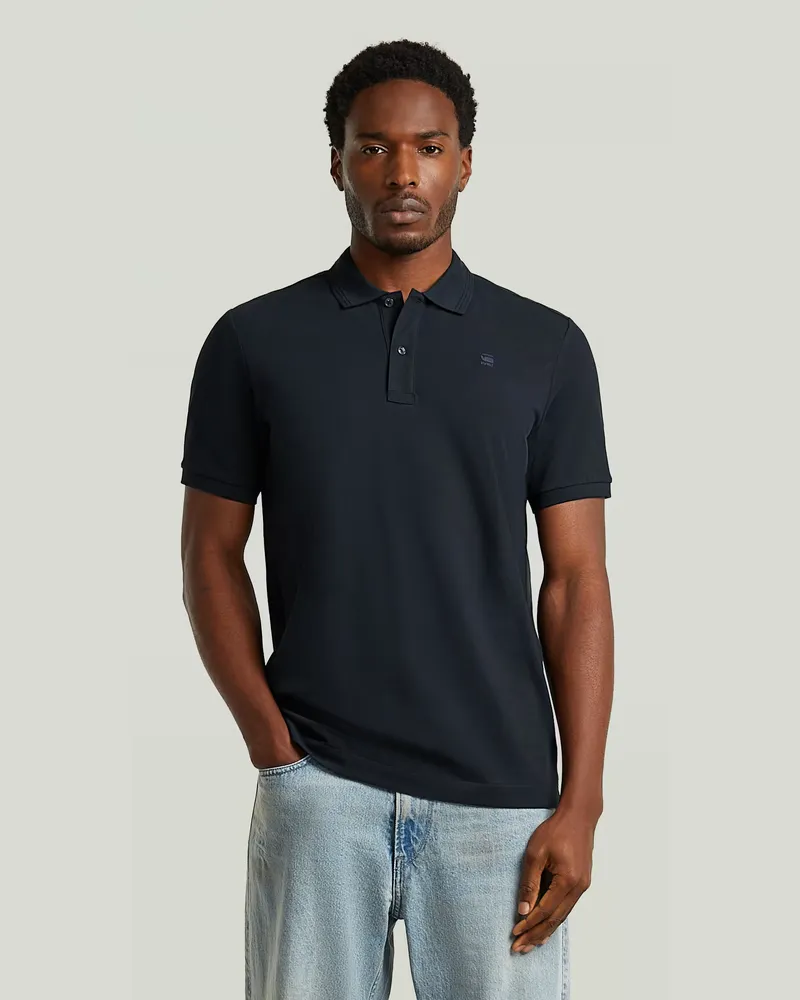 G-STAR RAW Dunda Slim Poloshirt - Dunkelblau - Herren Dunkelblau