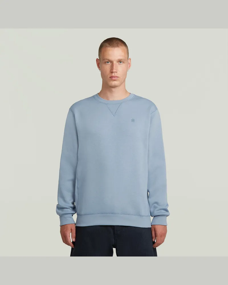 G-STAR RAW Premium Core Sweatshirt - Hellblau - Herren Hellblau