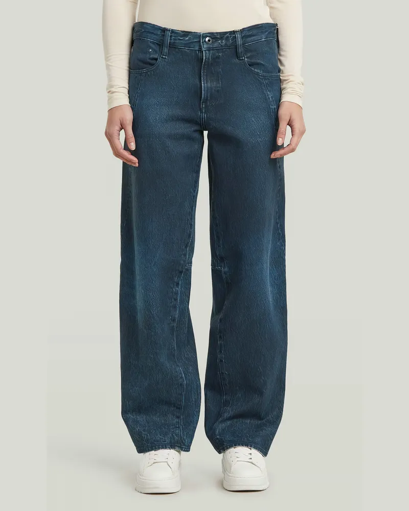 G-STAR RAW Contor Barrel Loose Jeans - Dunkelblau - Damen Dunkelblau
