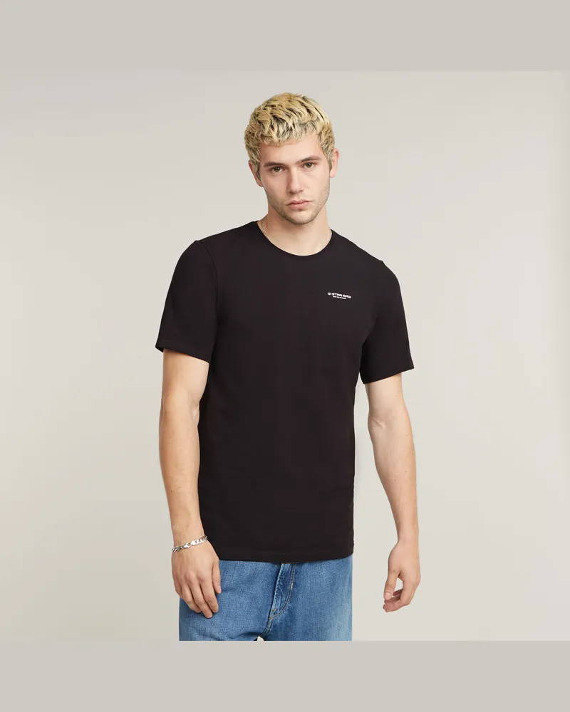 G-STAR RAW Slim Base T-Shirt - Schwarz - Herren Schwarz