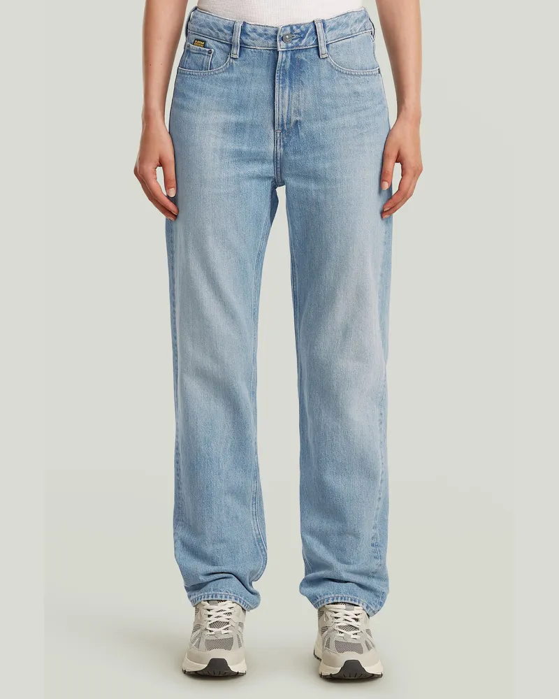 G-STAR RAW Iggie Straight Jeans - Hellblau - Damen Hellblau