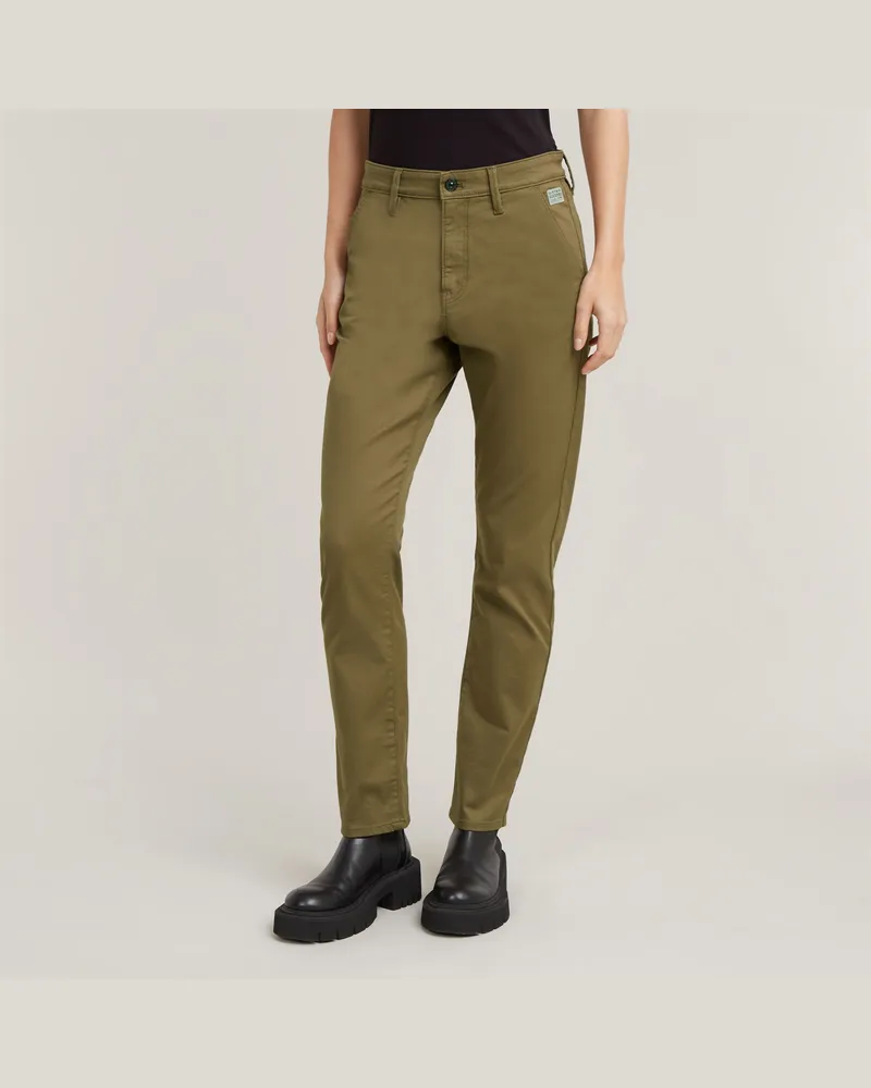 G-STAR RAW Slim Chino - Grün - Damen Grün