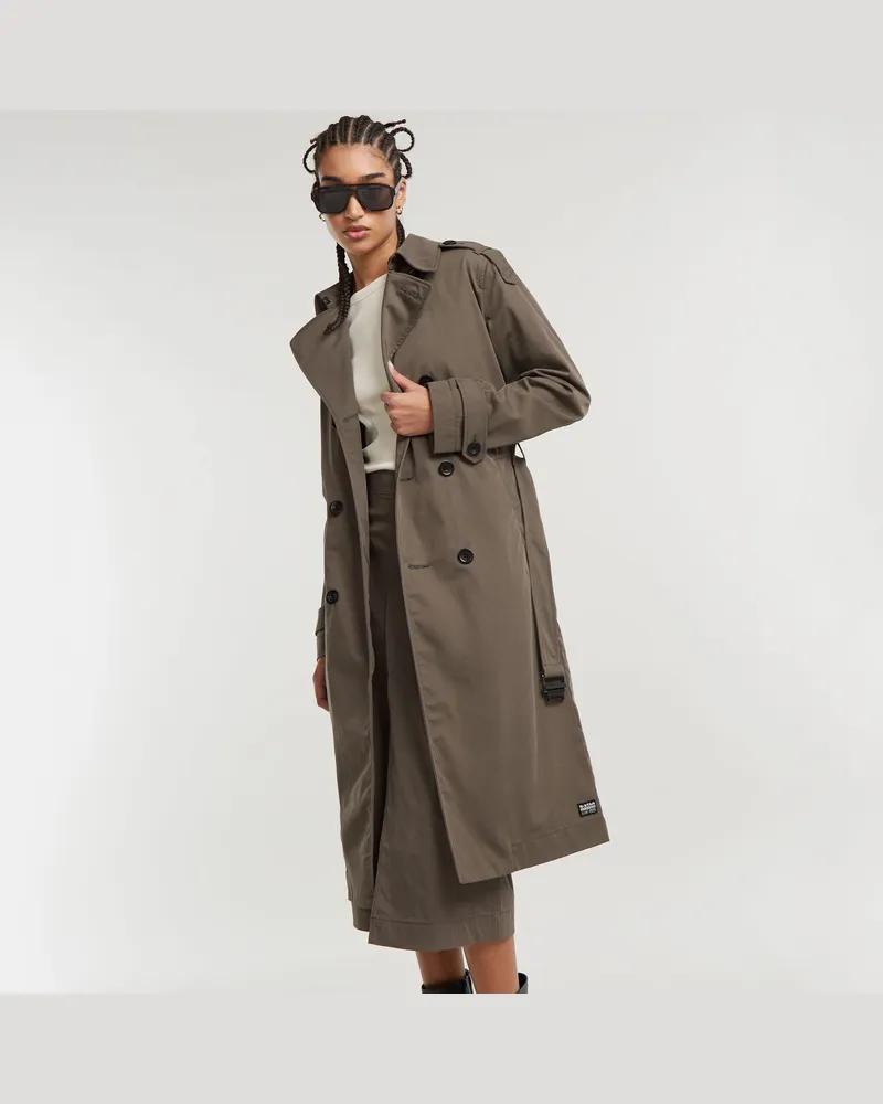 G-STAR RAW Trenchcoat - Braun - Damen Braun