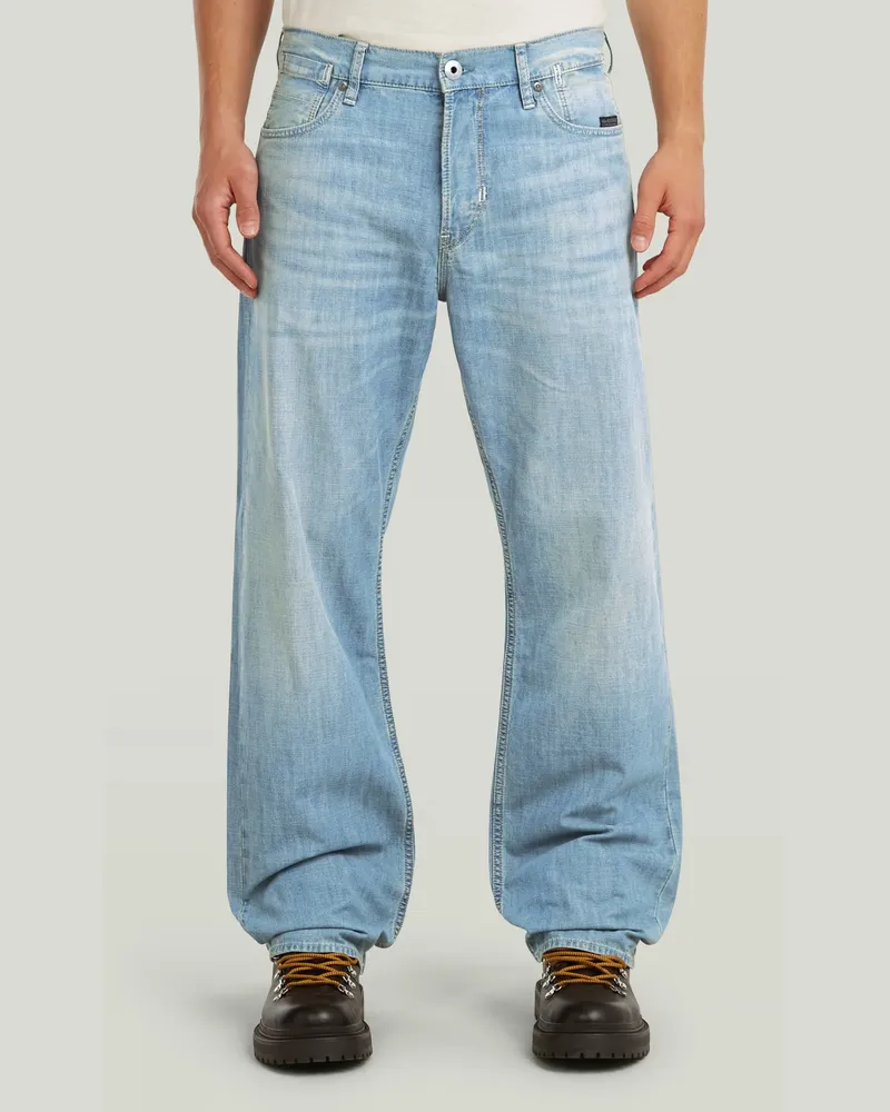 G-STAR RAW Deeggie Relaxed Straight Jeans - Hellblau - Herren Hellblau
