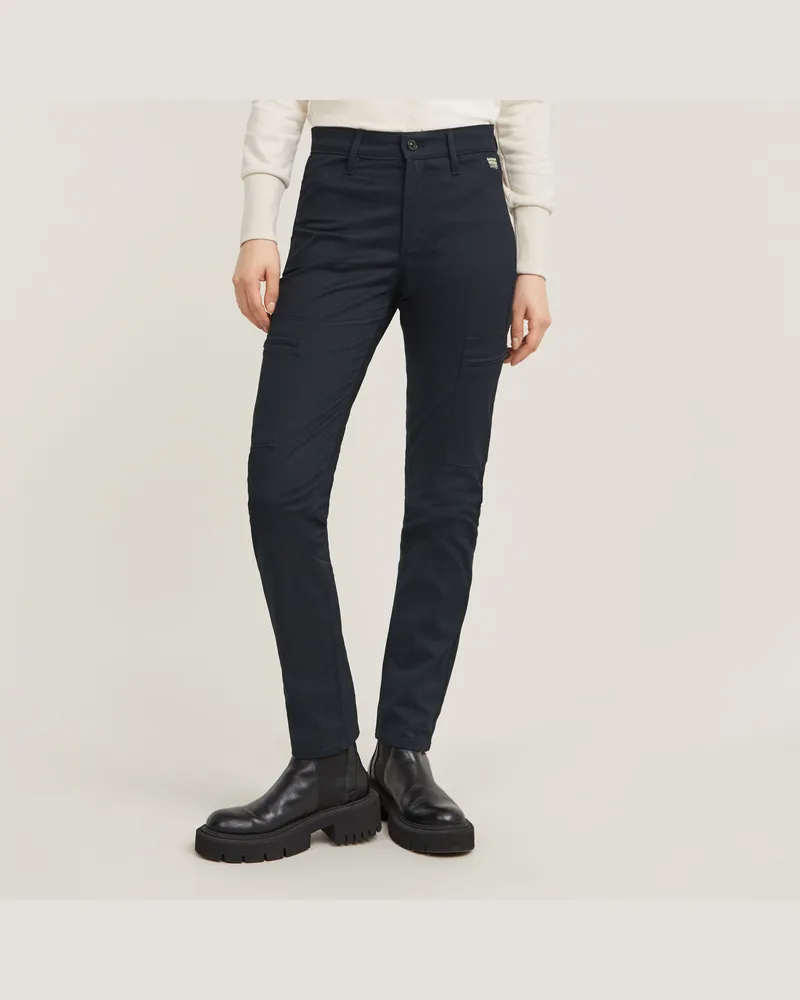 G-STAR RAW Skinny Cargo Pants 2.0 - Dunkelblau - Damen Dunkelblau