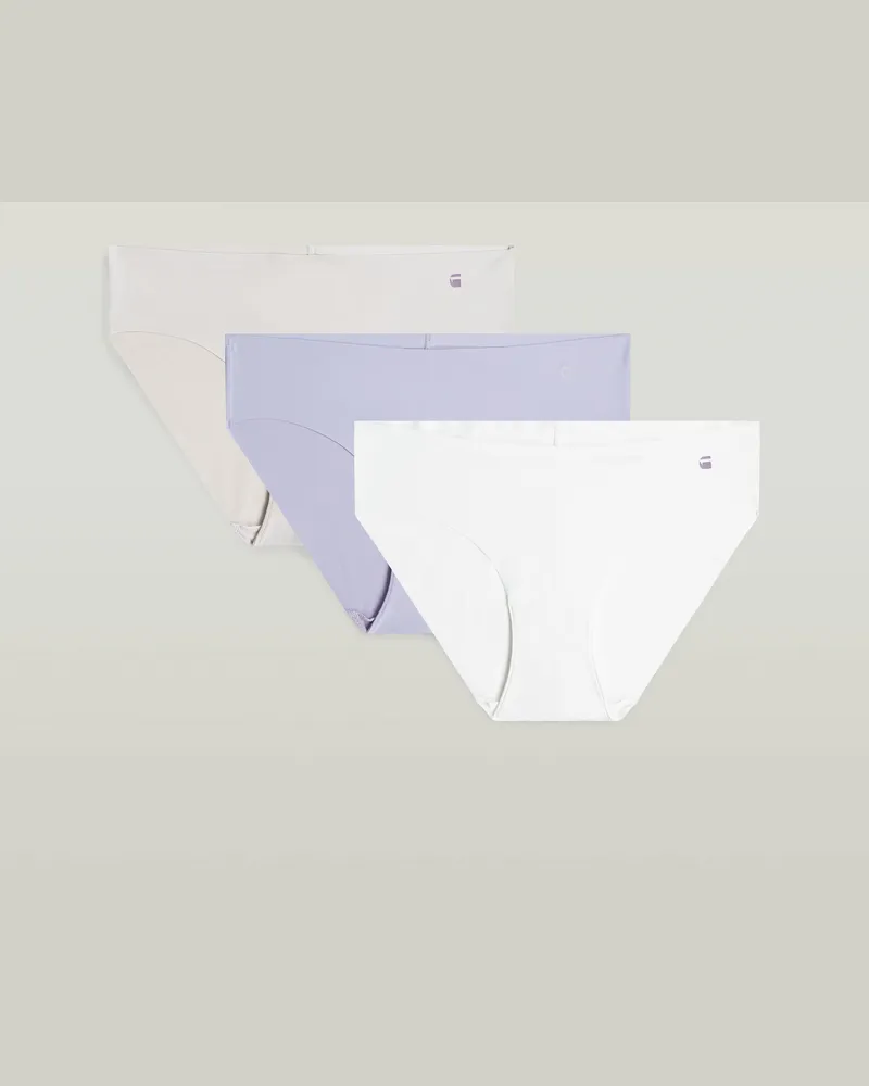 G-STAR RAW Hipster No VPL Brief 3er-Pack - Mehrfarbig - Damen Mehrfarbig