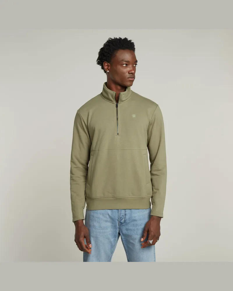 G-STAR RAW Nifous Half Zip Sweatshirt - Grün - Herren Grün