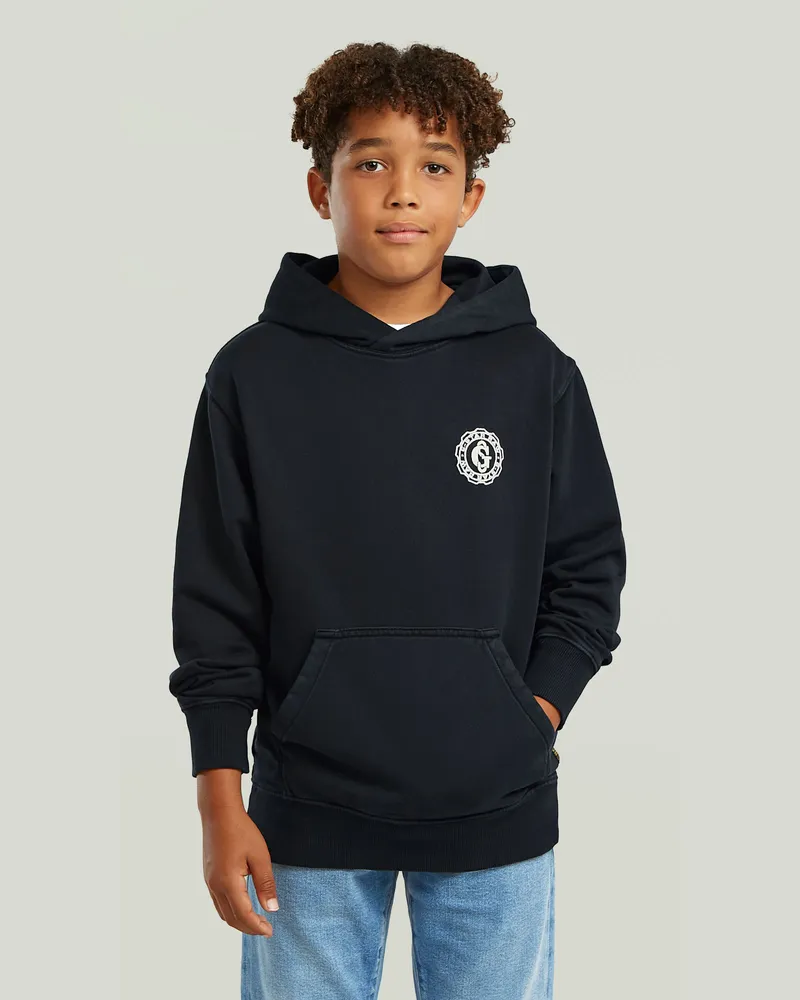 G-STAR RAW Boys Bren Hooded Sweatshirt - Dunkelblau - jungen Dunkelblau