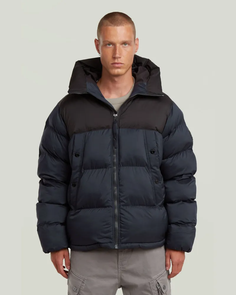 G-STAR RAW Expedition Puffer Jacke - Dunkelblau - Herren Dunkelblau
