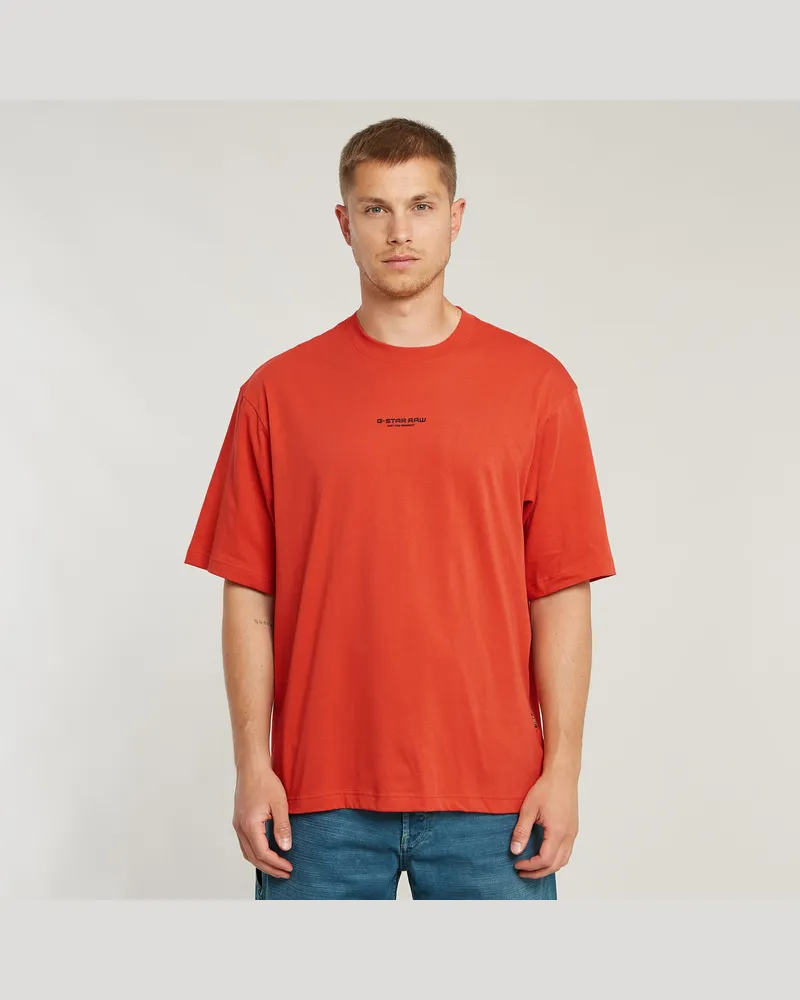 G-STAR RAW Center Chest Boxy T-Shirt - Rot - Herren Rot