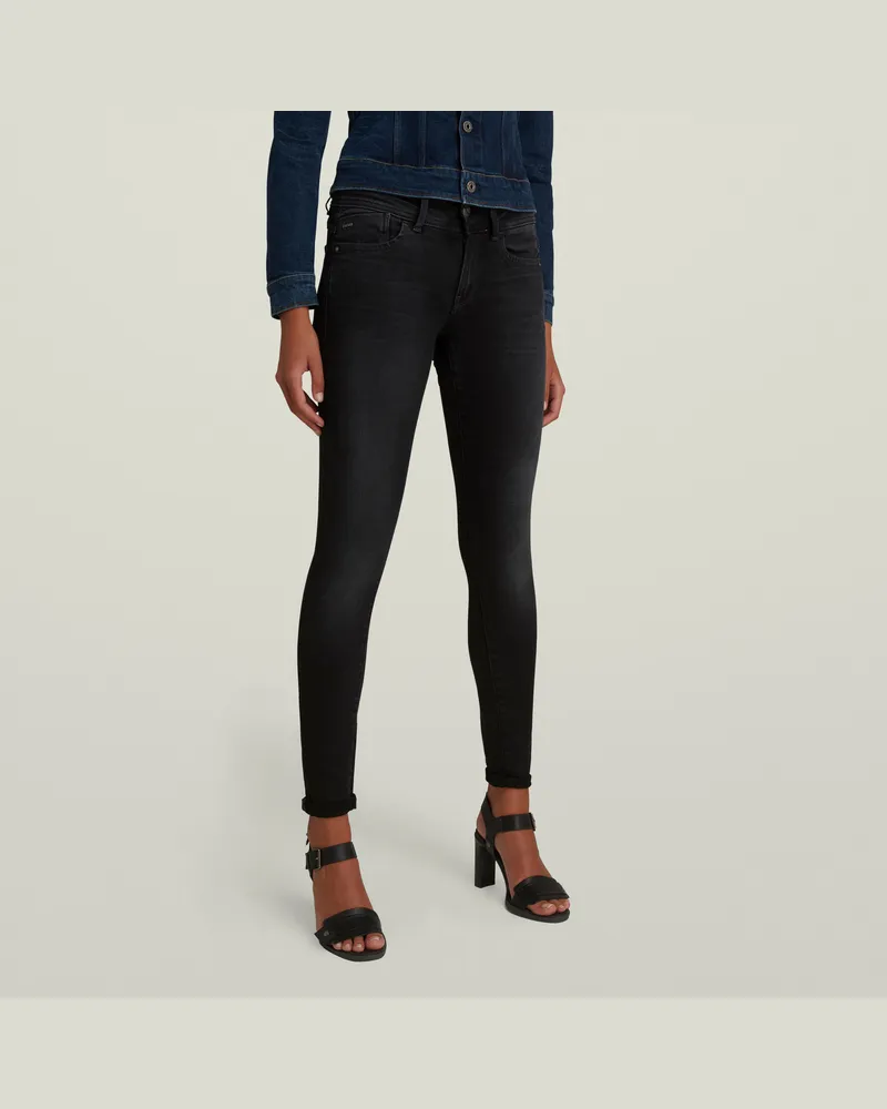 G-STAR RAW Lynn Super Skinny Jeans - Schwarz - Damen Schwarz