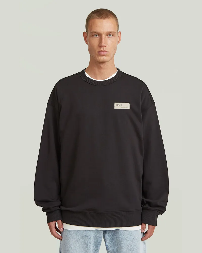 G-STAR RAW HB Badge Sweatshirt - Schwarz - Herren Schwarz