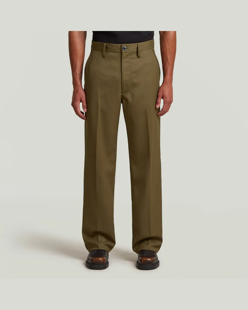 G-STAR RAW Modson Straight Chino - Grün - Herren Grün