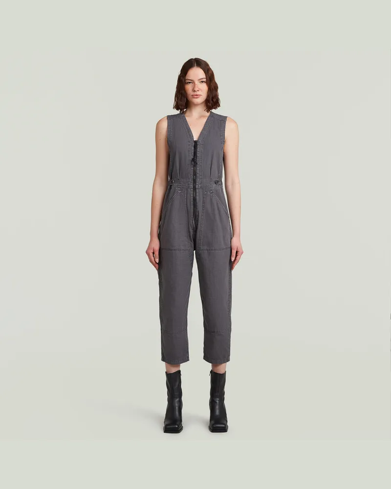 G-STAR RAW Relaxed Jumpsuit - Grau - Damen Grau