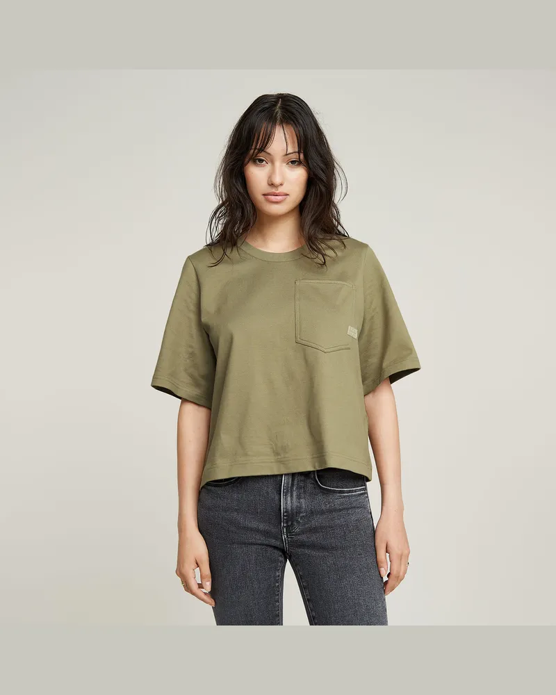 G-STAR RAW Pocket Top - Grün - Damen Grün