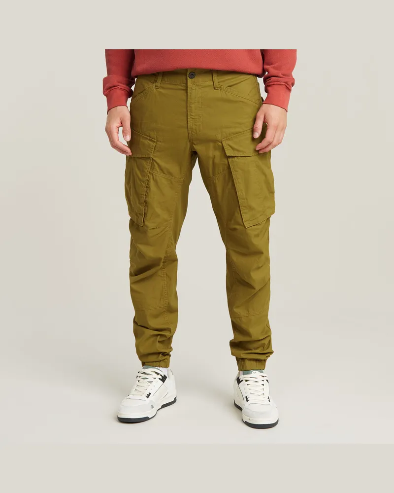 G-STAR RAW Cargohose 3D Regular Tapered Cuffed - Grün - Herren Grün