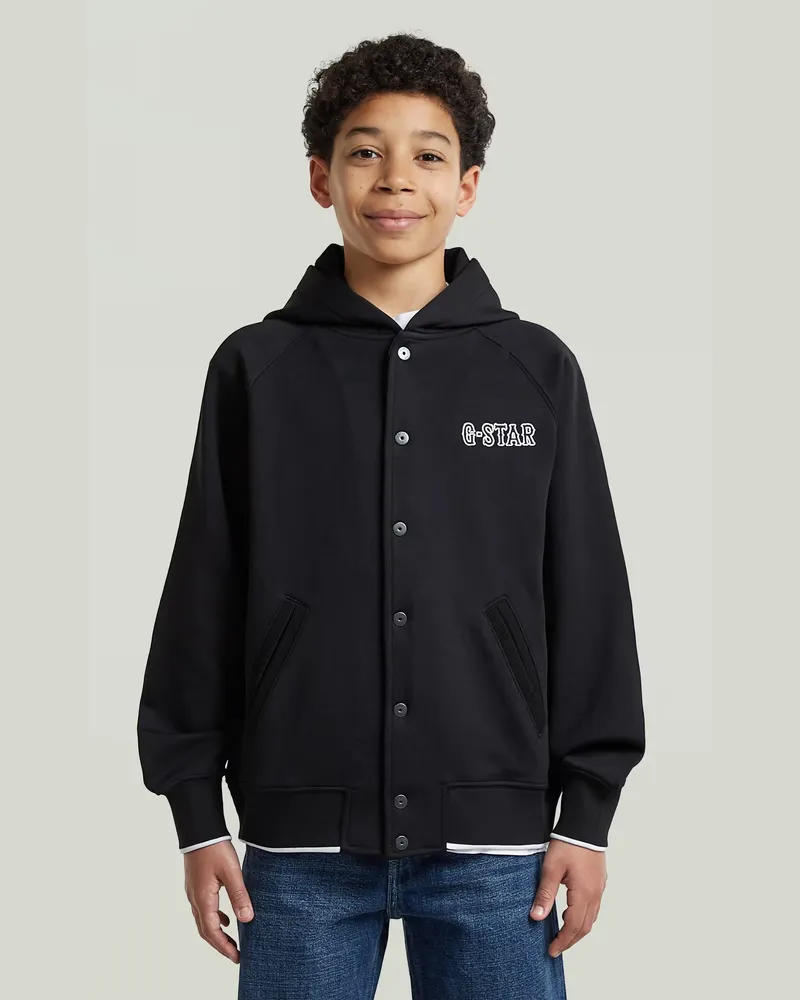 G-STAR RAW Boys Hooded Sweatshirt - Schwarz - jungen Schwarz