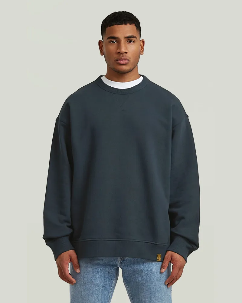 G-STAR RAW GS-01 Relaxed Sweatshirt - Dunkelblau - Herren Dunkelblau