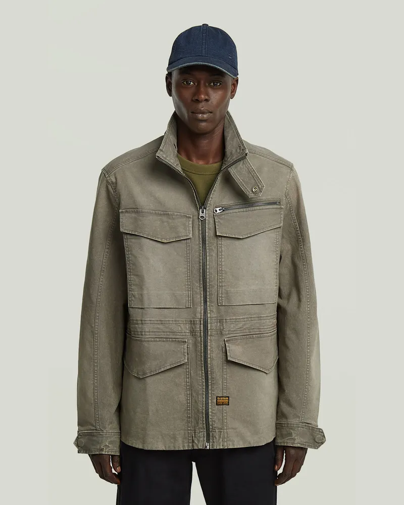 G-STAR RAW Rovic Slim Field Jacke - Braun - Herren Braun