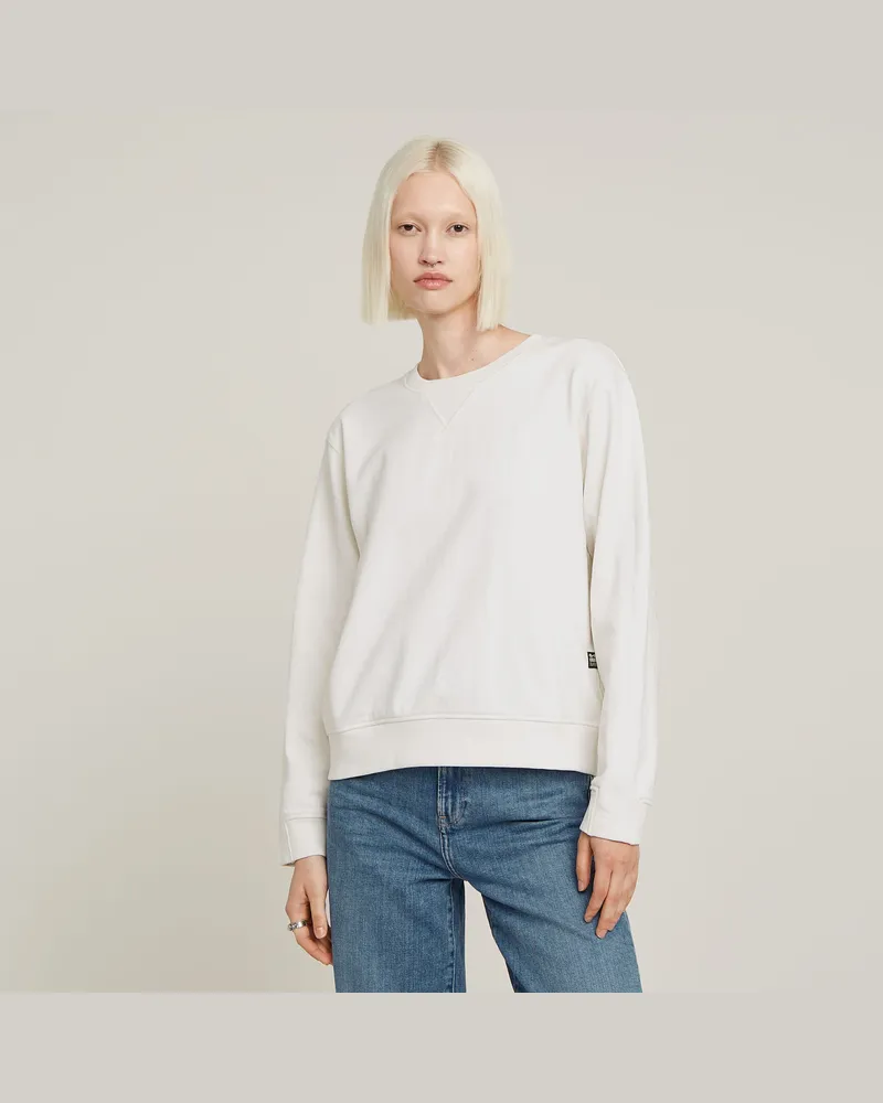G-STAR RAW Nifous Sweatshirt - Weiß - Damen Weiß