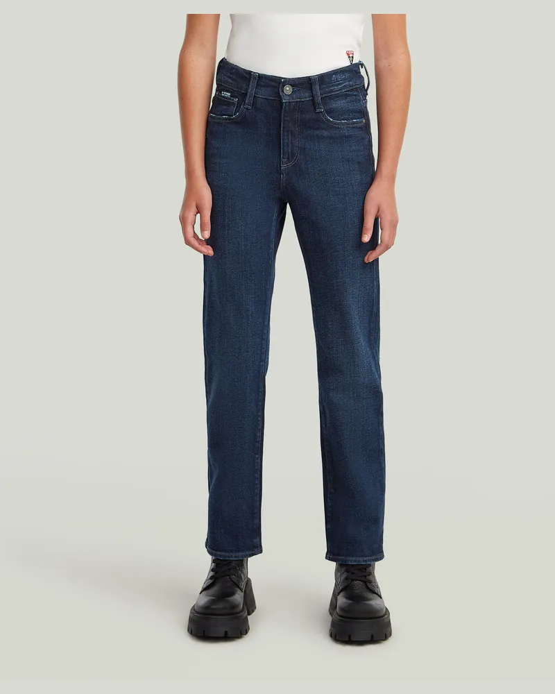 G-STAR RAW Girls Strace Straight Jeans - Mittelblau - mädchen Mittelblau