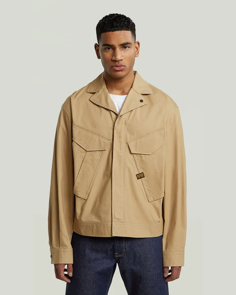 G-STAR RAW Rovic Trucker Jacke - Beige - Herren Beige