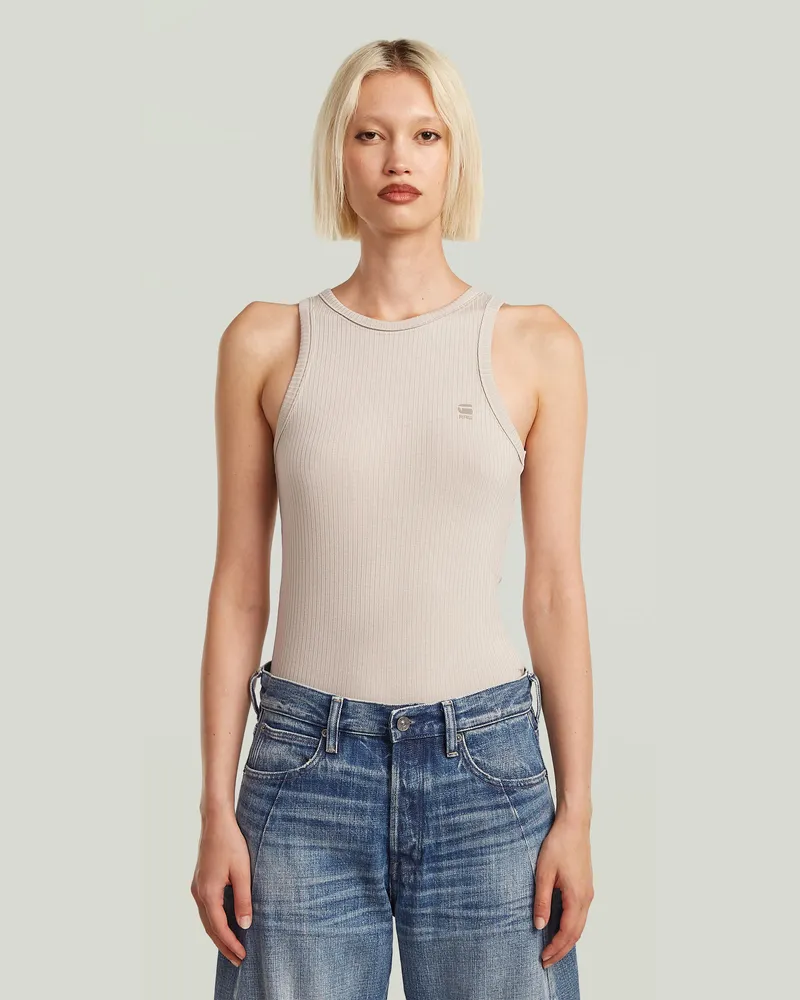 G-STAR RAW Base T-Shirt Tanktop - Beige - Damen Beige
