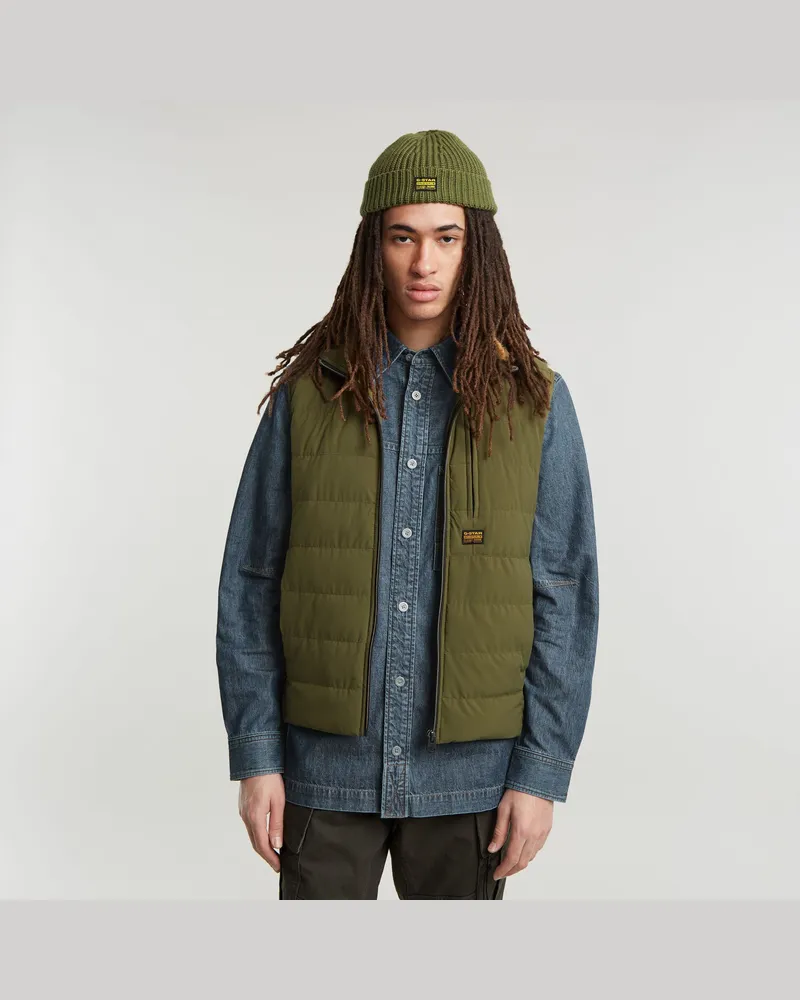 G-STAR RAW Foundation Liner Weste - Grün - Herren Grün