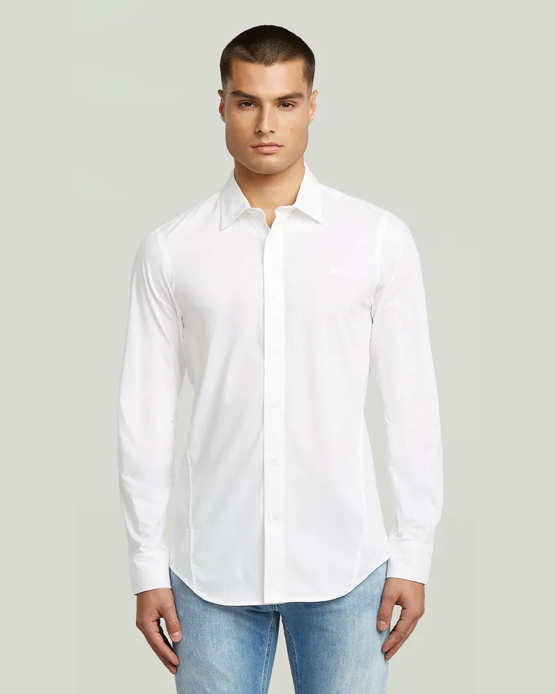 G-STAR RAW Uniform Slim Hemd - Weiß - Herren Weiß