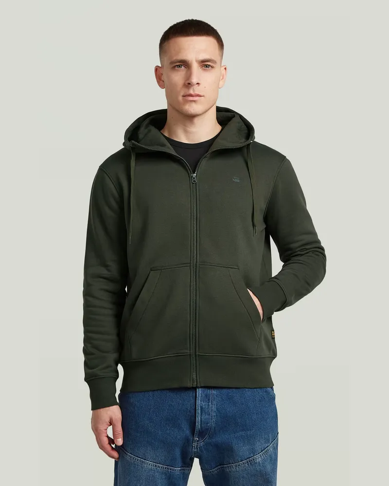 G-STAR RAW G' Hooded Zip Sweatshirt - Grau - Herren Grau