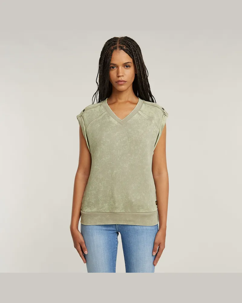 G-STAR RAW Washed Sweatshirt - Beige - Damen Beige