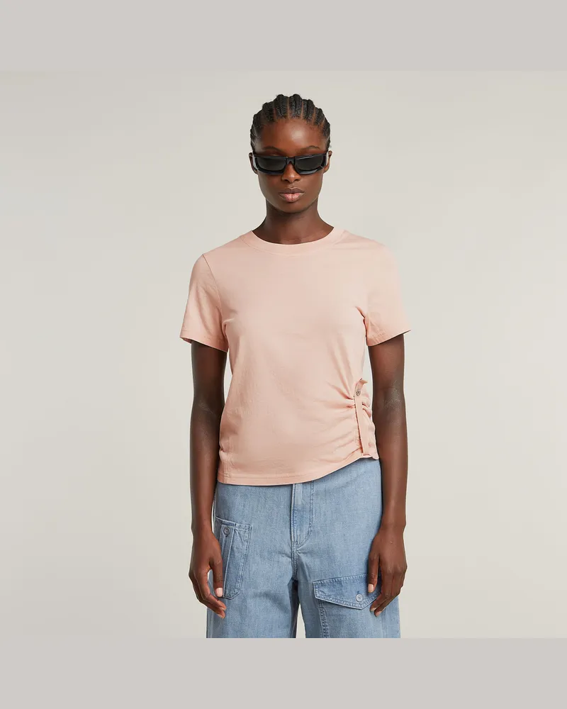 G-STAR RAW Adjustable Slim T-Shirt - Pink - Damen Pink