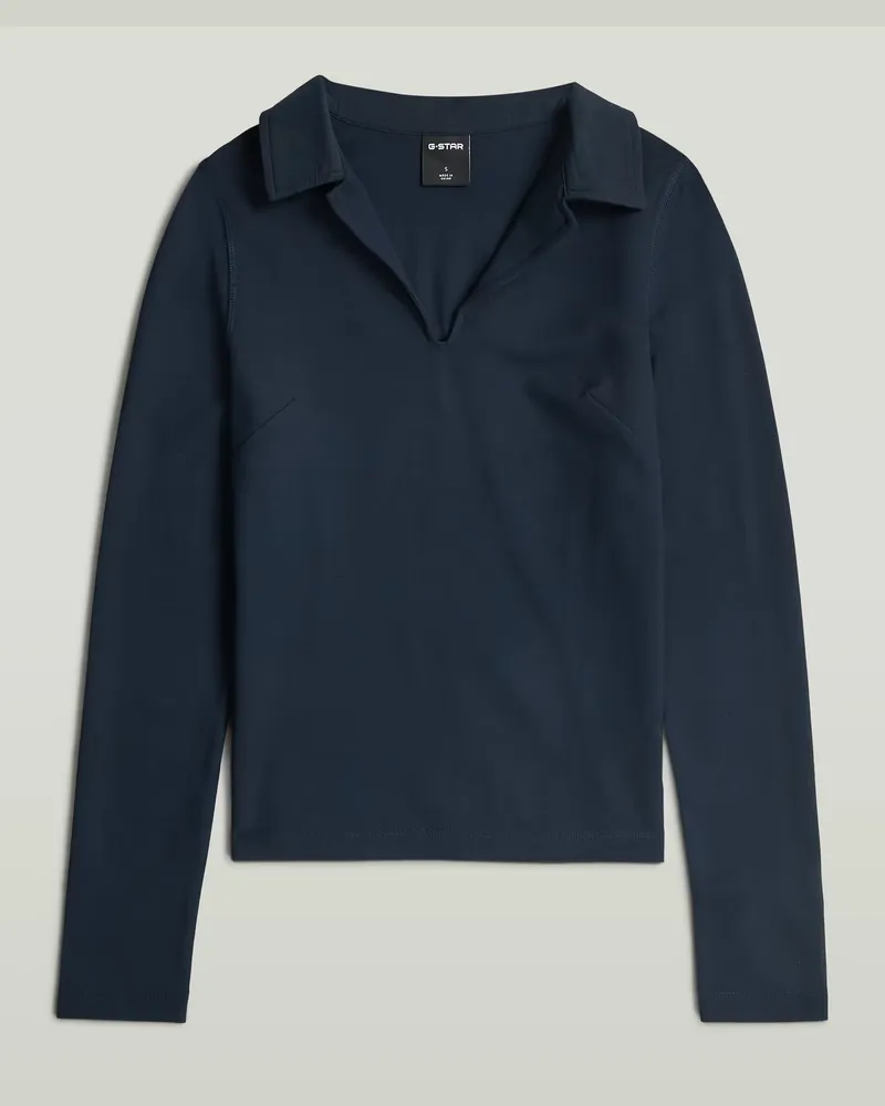 G-STAR RAW Soft Sculpt Slim T-Shirt - Dunkelblau - Damen Dunkelblau