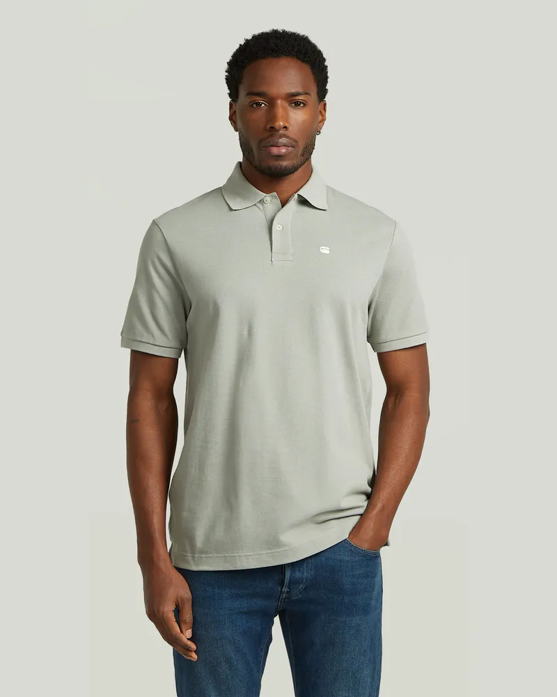 G-STAR RAW Oluv Regular Polo - Grau - Herren Grau