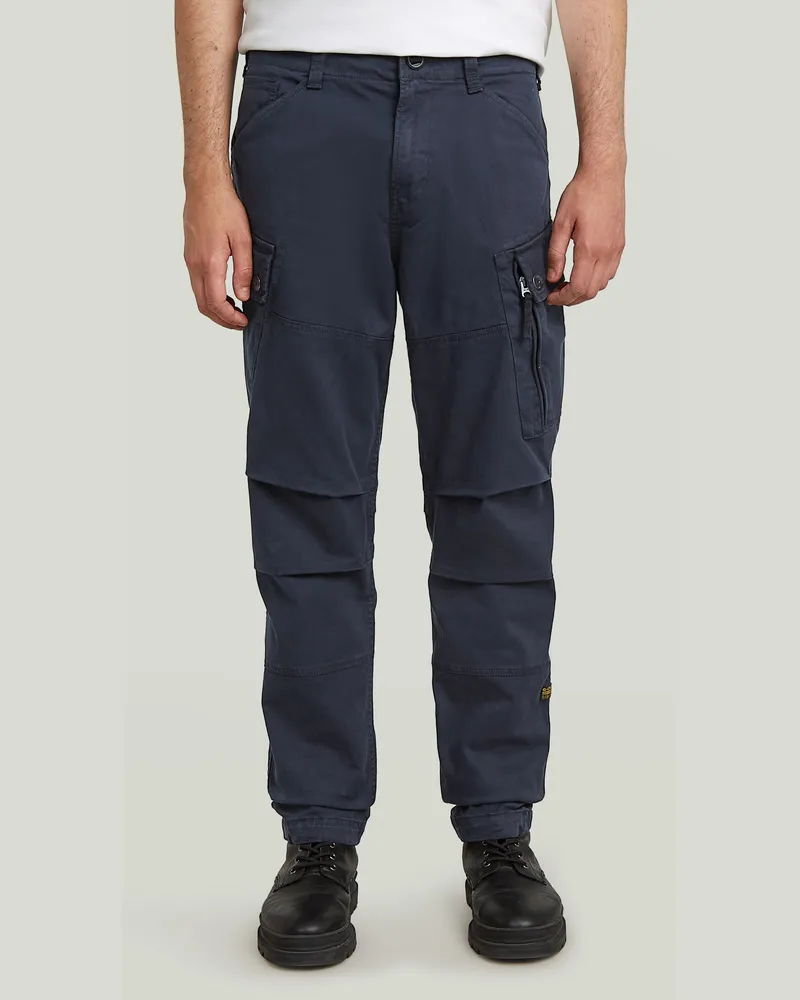 G-STAR RAW Roxic Zip Straight Tapered Hose - Dunkelblau - Herren Dunkelblau