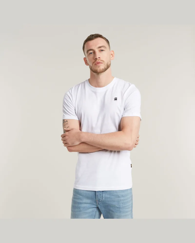 G-STAR RAW GRAW Slim T-Shirt - Weiß - Herren Weiß
