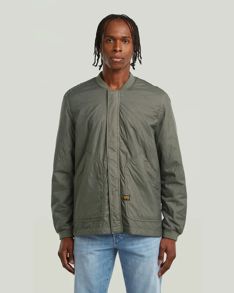 G-STAR RAW Light Padded Quilted Jacke - Grau - Herren Grau
