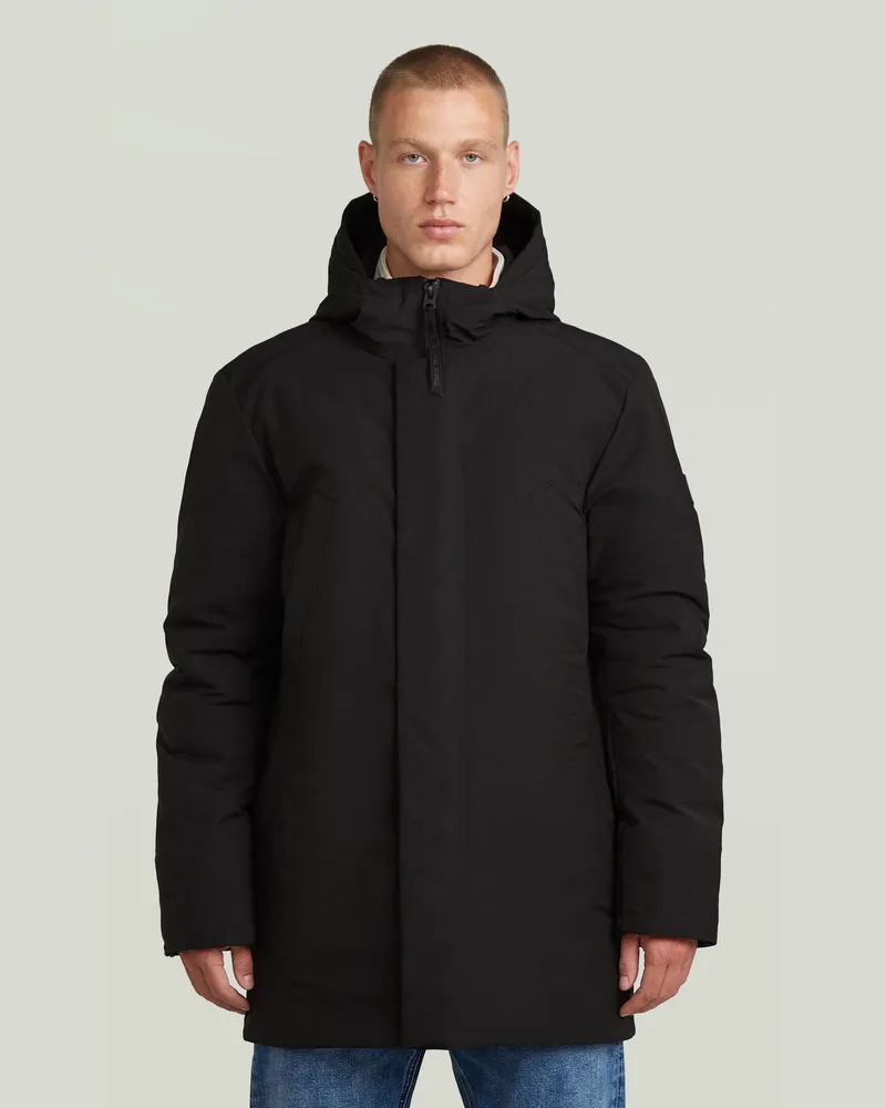 G-STAR RAW Clean Vodan Padded Hooded Parka - Schwarz - Herren Schwarz