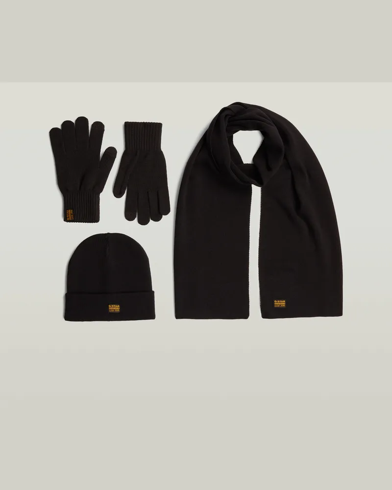 G-STAR RAW Effo 3-Set - Schwarz - Herren Schwarz