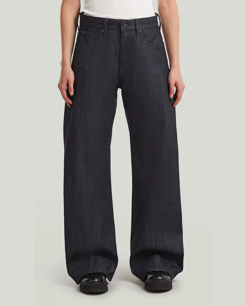 G-STAR RAW Contor Barrel Wide Jeans - Dunkelblau - Damen Dunkelblau