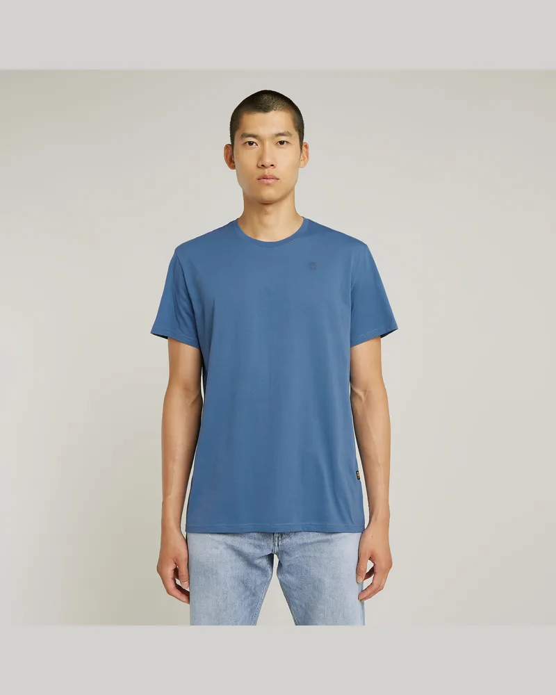 G-STAR RAW Base-S T-Shirt - Mittelblau - Herren Mittelblau