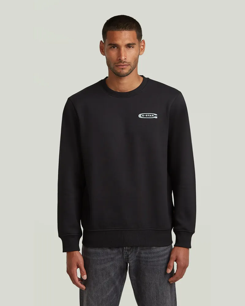 G-STAR RAW Old Skool Sweatshirt - Schwarz - Herren Schwarz
