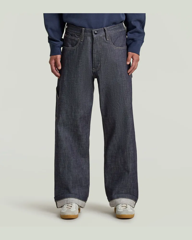 G-STAR RAW MN Type 96 Selvedge Loose Jeans - Dunkelblau - Herren Dunkelblau