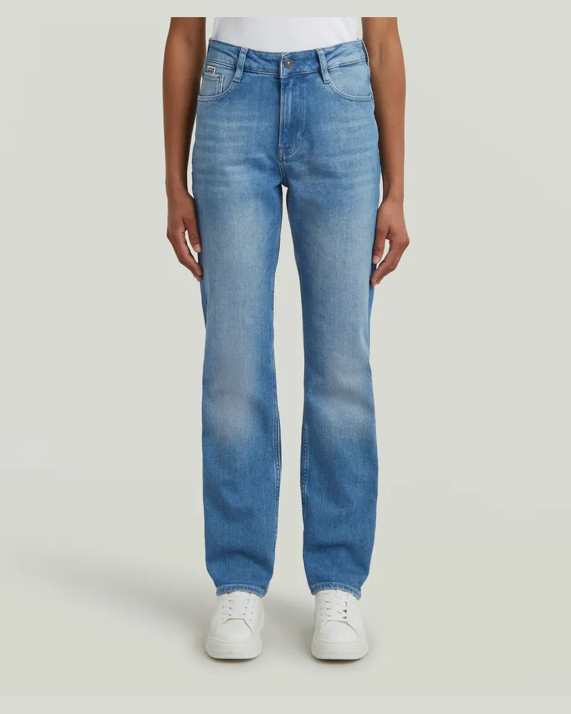 G-STAR RAW Iggie Straight Jeans - Mittelblau - Damen Mittelblau
