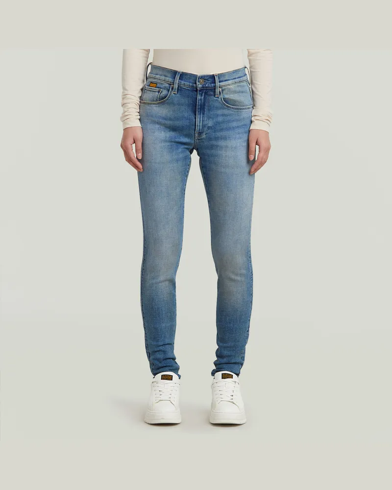 G-STAR RAW 3301 Skinny Jeans - Hellblau - Damen Hellblau