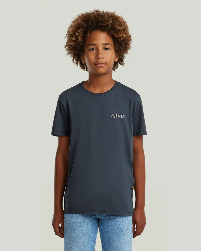 G-STAR RAW Boys Base T-Shirt - Dunkelblau - jungen Dunkelblau