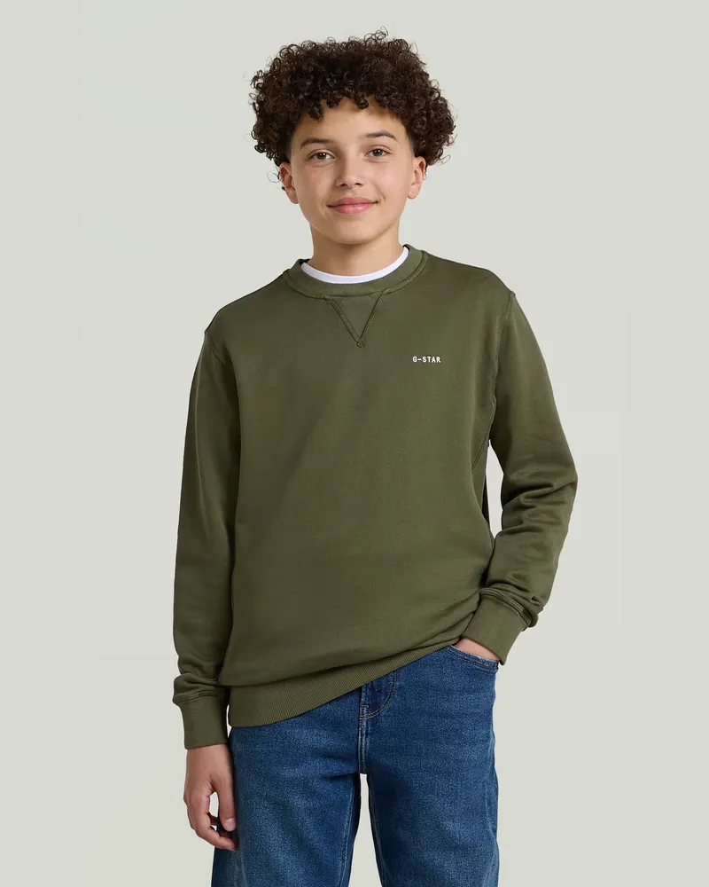 G-STAR RAW Boys Premium Core Sweatshirt - Grün - jungen Grün
