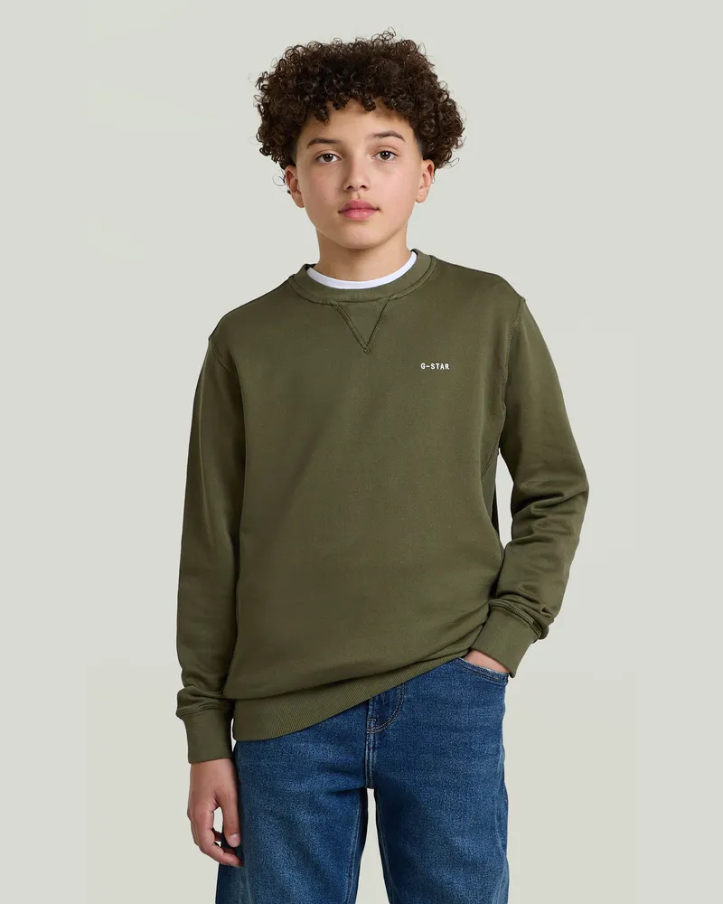 G-STAR RAW Boys Premium Core Sweatshirt - Grün - jungen Grün