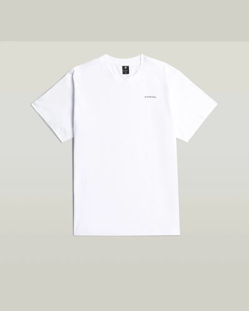 G-STAR RAW Chest Logo Loose T-Shirt - Weiß - Herren Weiß